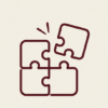 Home decor pieces working together icon