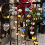 Turkish Mosaic Multi-Globe Floor Lamp | Handmade-Style Colorful Hanging Glass Lantern for Home Décor